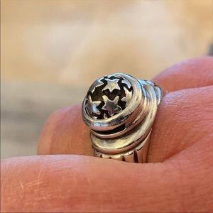 Petite Roma Orbis Ring, Silver, Size 9